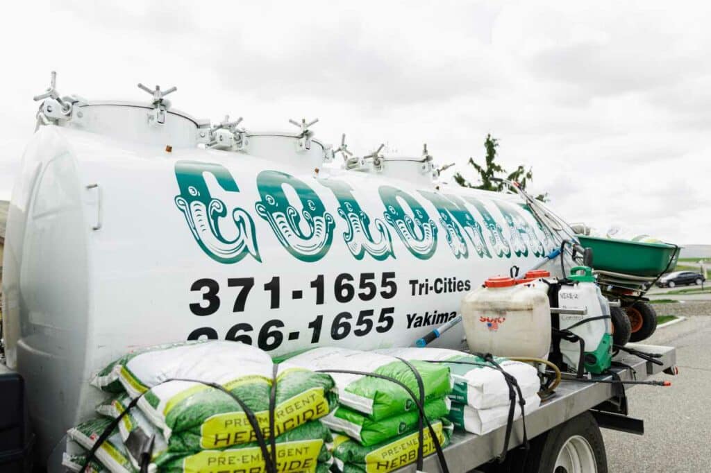 Colonial Lawn & Garden service truck your professional sprinkler maintenance