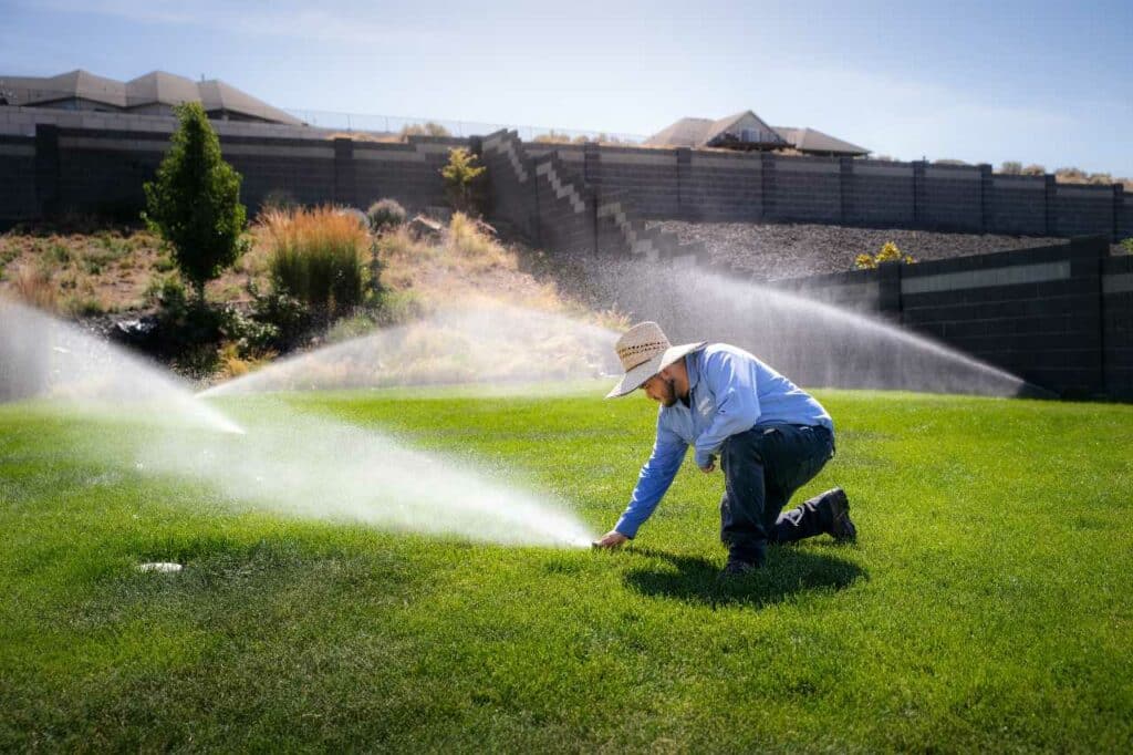sprinkler maintenance provided by Colonial Lawn & Garden