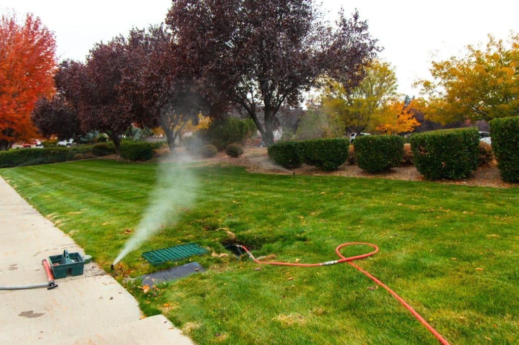 sprinkler system maintenance
